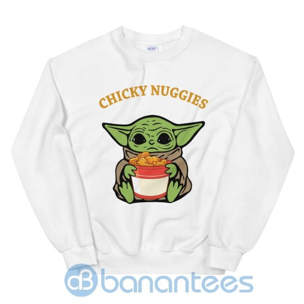Baby Yoda Chicky Nuggies Baby Yoda Sweatshirt Product Photo
