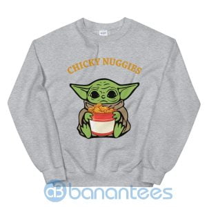 Baby Yoda Chicky Nuggies Baby Yoda Sweatshirt Product Photo