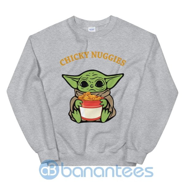 Baby Yoda Chicky Nuggies Baby Yoda Sweatshirt Product Photo