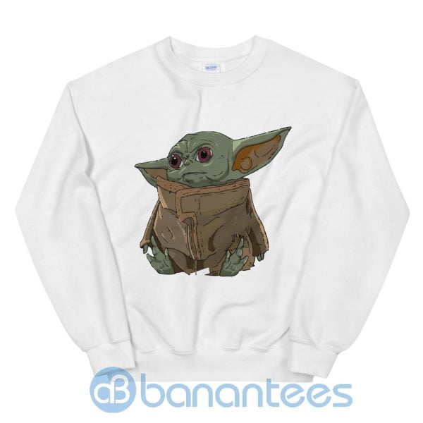 Baby Yoda Mandalorian The Child Portrait Sweatshirt Product Photo