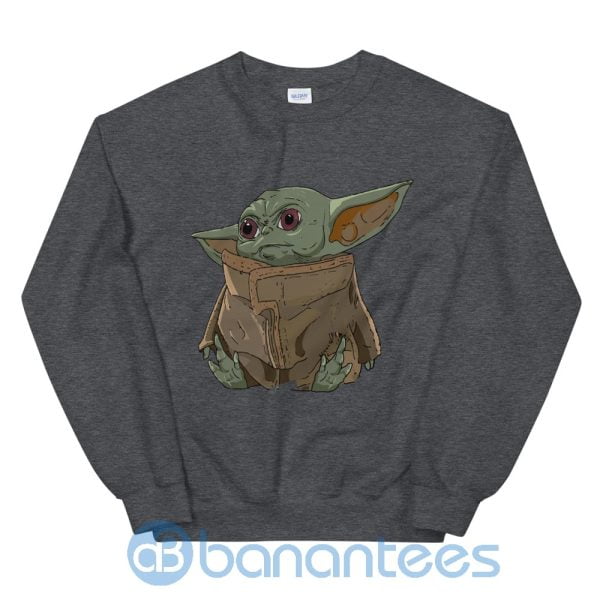 Baby Yoda Mandalorian The Child Portrait Sweatshirt Product Photo