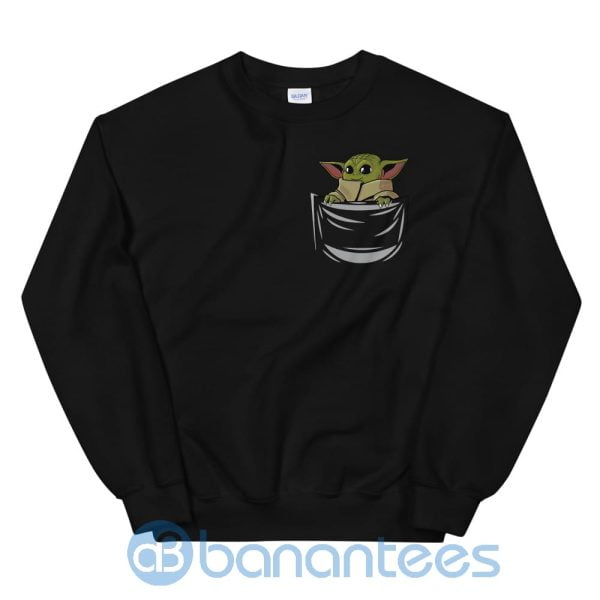 Baby Yoda Pocket Baby Yoda Lover Sweatshirt Product Photo