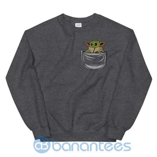 Baby Yoda Pocket Baby Yoda Lover Sweatshirt Product Photo