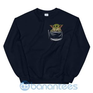 Baby Yoda Pocket Baby Yoda Lover Sweatshirt Product Photo