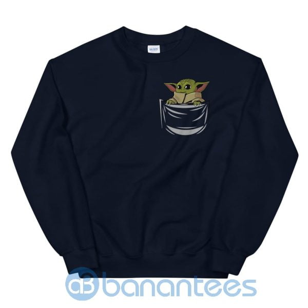 Baby Yoda Pocket Baby Yoda Lover Sweatshirt Product Photo