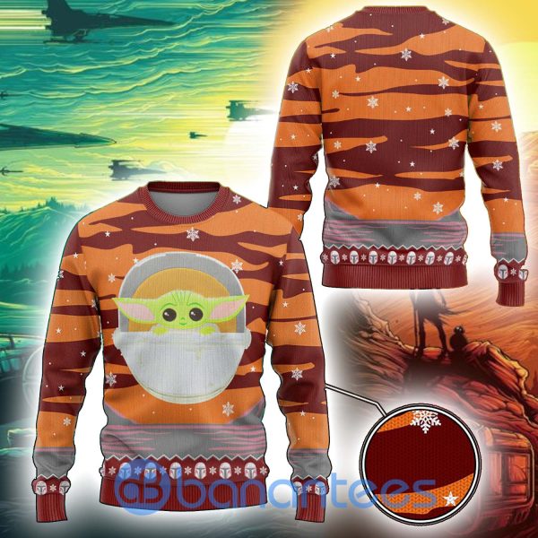 Baby Yoda Star Wars Christmas All Over Printed 3D Sweater Product Photo