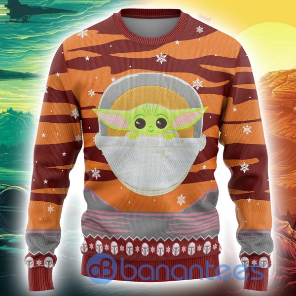 Baby Yoda Star Wars Christmas All Over Printed 3D Sweater Product Photo