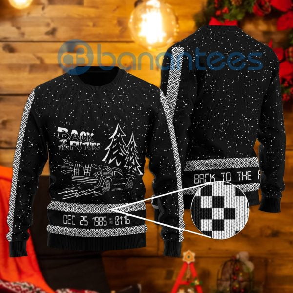 Back To The Future Best Gift All Over Printed Ugly Christmas Sweater Product Photo