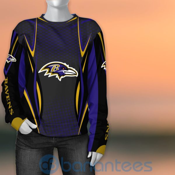 Baltimore Ravens NFL American Football Sporty Design 3D All Over Printed Shirt Product Photo