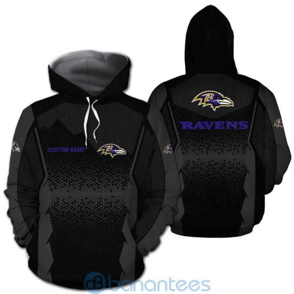 Baltimore Ravens NFL Football Team Custom Name 3D All Over Printed Shirt Product Photo