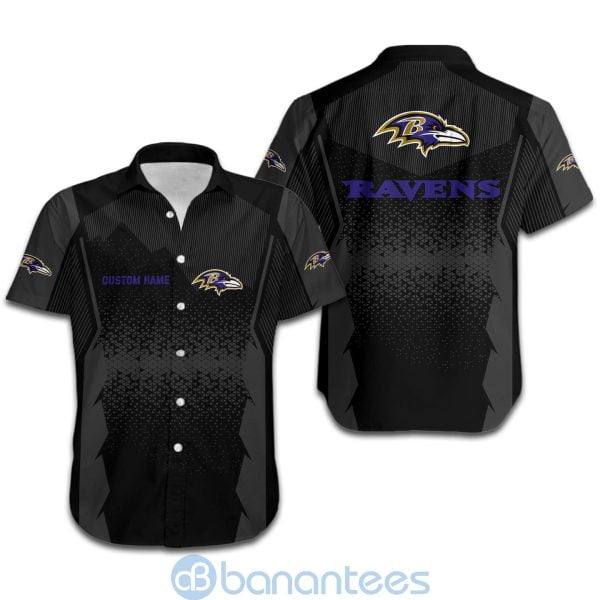 Baltimore Ravens NFL Football Team Custom Name 3D All Over Printed Shirt Product Photo