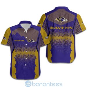 Baltimore Ravens NFL Football Team Custom Name 3D All Over Printed Shirt For Fans Product Photo