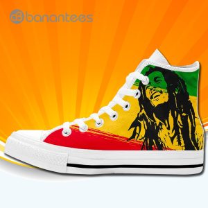 Bob Marley High Top Canvas Shoes Sneakers Custom Shoes Product Photo