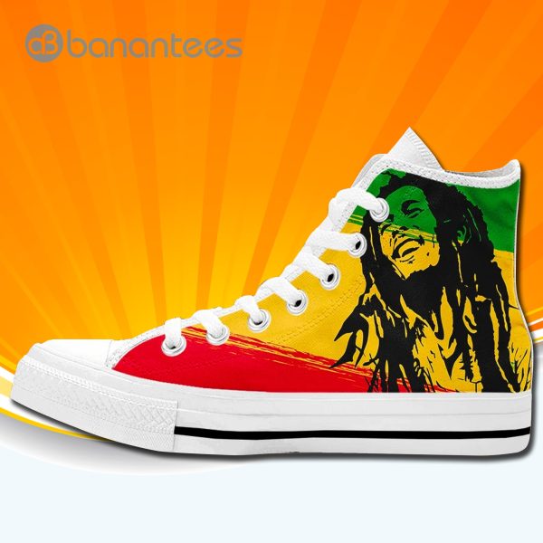 Bob Marley High Top Canvas Shoes Sneakers Custom Shoes Product Photo