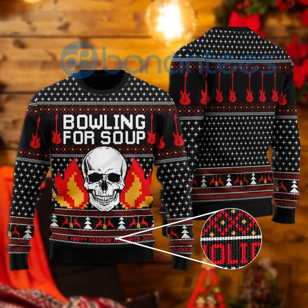 Bowling for Soup All Over Printed Ugly Christmas Sweaters Product Photo