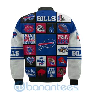 Buffalo Bills Custom Name Bomber Jacket Product Photo