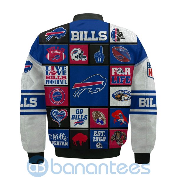 Buffalo Bills Custom Name Bomber Jacket Product Photo