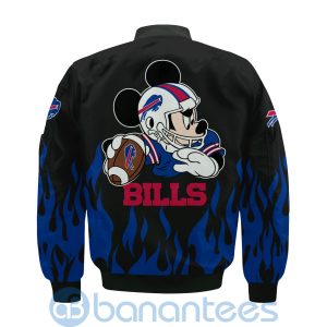 Buffalo Bills Football Team Logo Disney Mickey Custom Name Bomber Jacket Product Photo