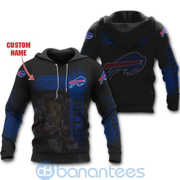 Buffalo Bills Mascot Custom Name 3D All Over Printed Shirt Product Photo