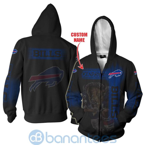 Buffalo Bills Mascot Custom Name 3D All Over Printed Shirt Product Photo