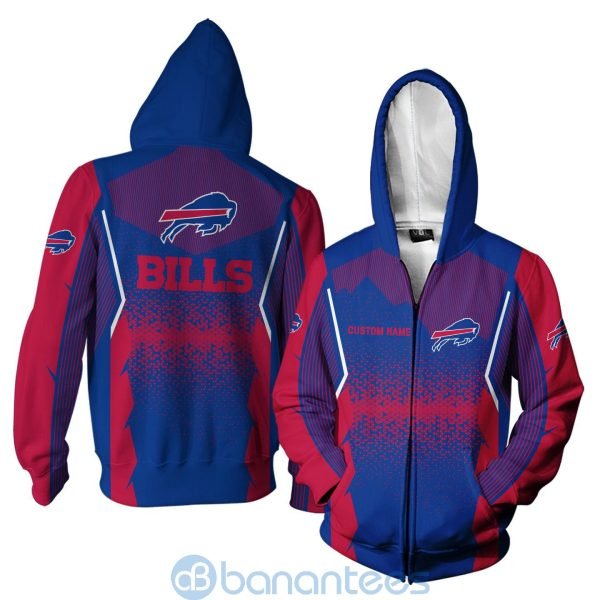 Buffalo Bills NFL Football Team Custom Name 3D All Over Printed Shirt For Fans Product Photo
