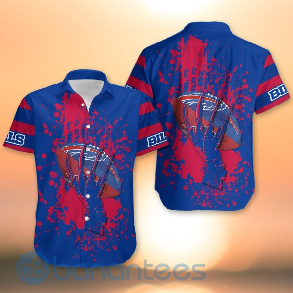 Buffalo Bills Skull Hand NFL Football Team Logo Ball 3D All Over Printed Shirt Product Photo