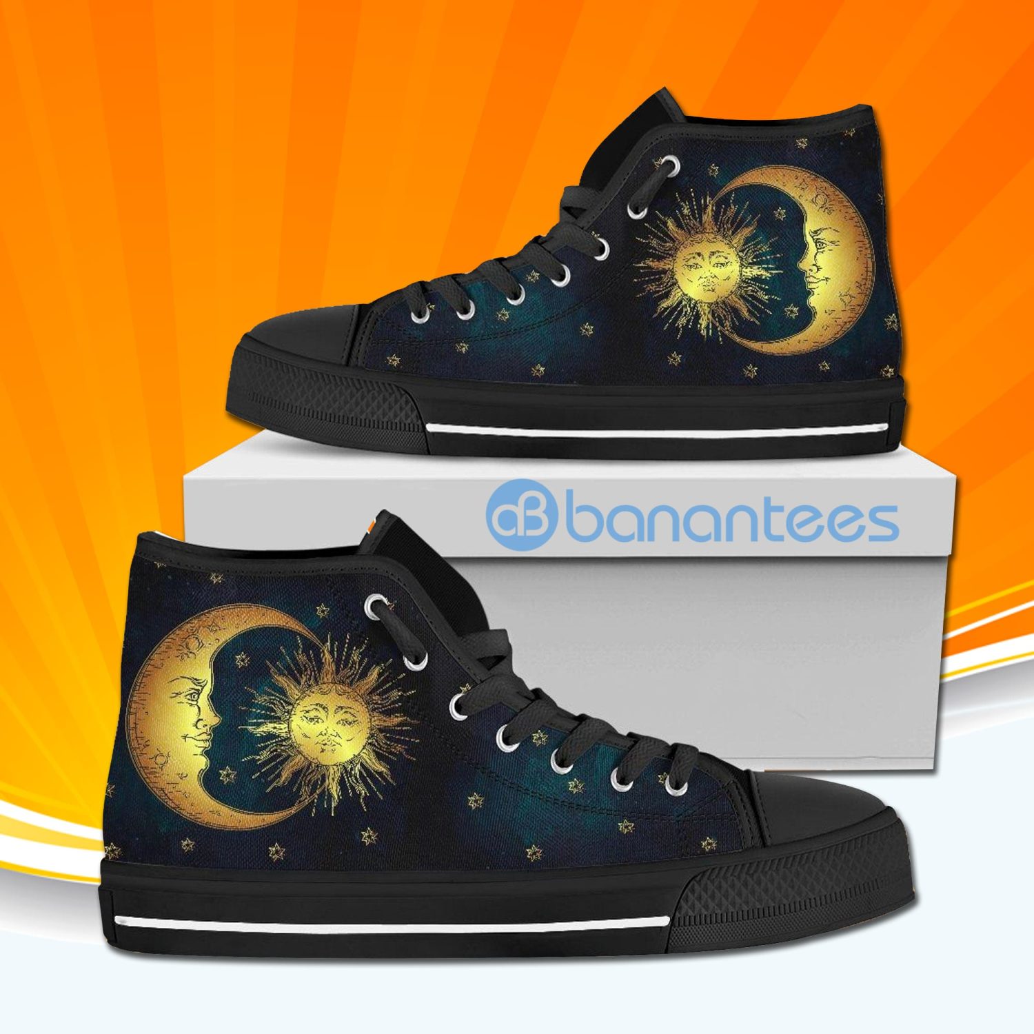 burning-sun-moon-with-stars-high-top-canvas-shoes-sneakers-for-men-and-women-1-edotH.jpg Burning Sun Moon With Stars High Top Canvas Shoes Sneakers For Men And Women Product Photo