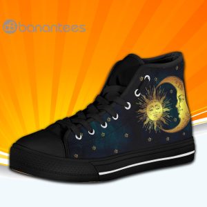 burning sun moon with stars high top canvas shoes sneakers for men and women 6 f02l8 300x300 image Burning Sun Moon With Stars High Top Canvas Shoes Sneakers For Men And Women Product Photo
