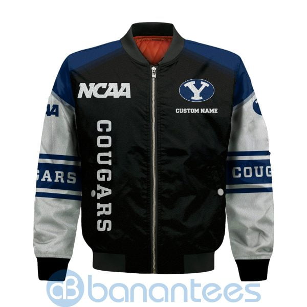 BYU Cougars Custom Name Bomber Jacket Product Photo