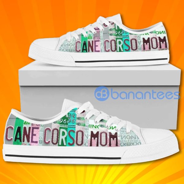 Cane Corso Lovely Design Low Top Canvas Shoes Product Photo