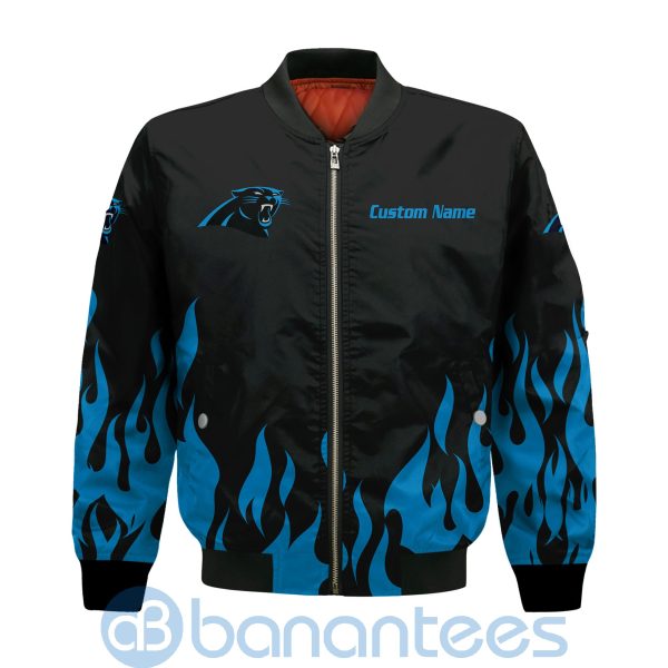 Carolina Panthers Football Team Logo Disney Mickey Custom Name Bomber Jacket Product Photo