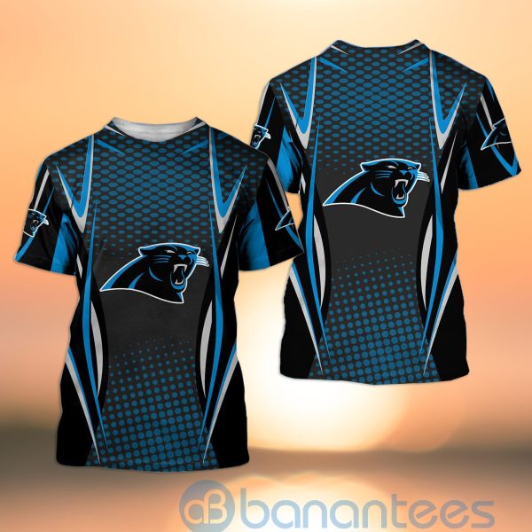 Carolina Panthers NFL American Football Sporty Design 3D All Over Printed Shirt Product Photo