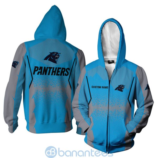 Carolina Panthers NFL Football Team Custom Name 3D All Over Printed Shirt For Fans Product Photo