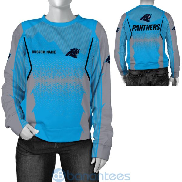 Carolina Panthers NFL Football Team Custom Name 3D All Over Printed Shirt For Fans Product Photo