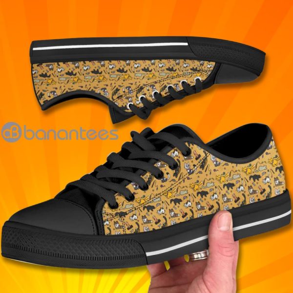 Cat Passion Lovely Design Graphic Low Top Canvas Shoes Product Photo