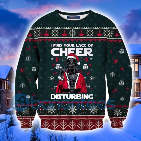 Cheer Disturbing Star Wars Ugly Christmas All Over Printed 3D Sweater Product Photo