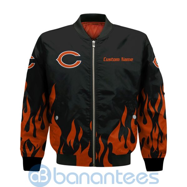 Chicago Bears Football Team Logo Disney Mickey Custom Name Bomber Jacket Product Photo