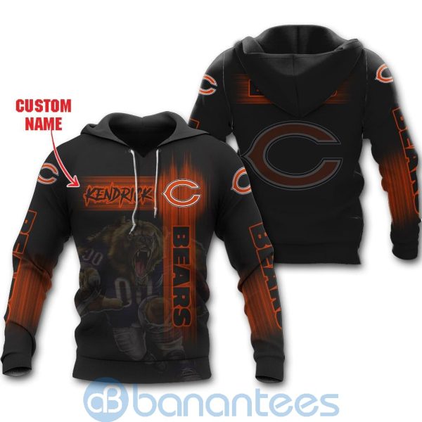 Chicago Bears Mascot Custom Name 3D All Over Printed Shirt Product Photo