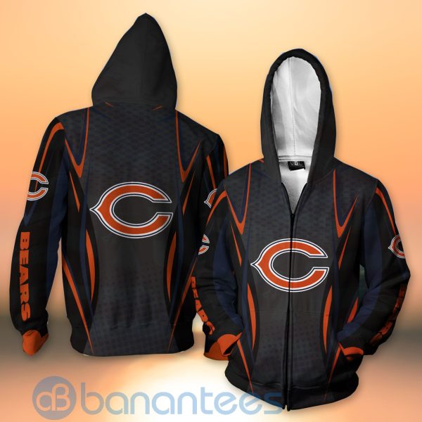 Chicago Bears NFL American Football Sporty Design 3D All Over Printed Shirt Product Photo