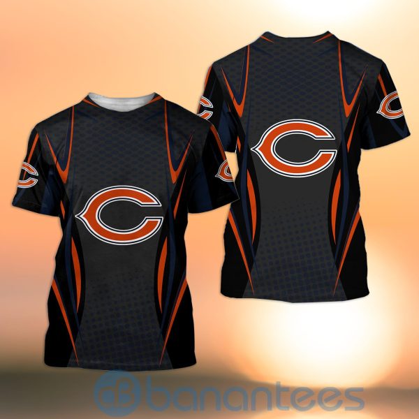 Chicago Bears NFL American Football Sporty Design 3D All Over Printed Shirt Product Photo
