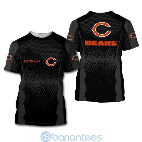 Chicago Bears NFL Football Team Custom Name 3D All Over Printed Shirt Product Photo