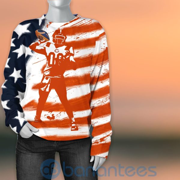 Chicago Bears NFL Team Water Color 3D All Over Printed Shirt Product Photo