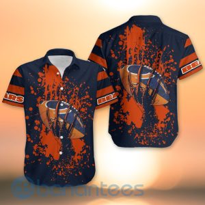 Chicago Bears Skull Hand NFL Football Team Logo Ball 3D All Over Printed Shirt Product Photo