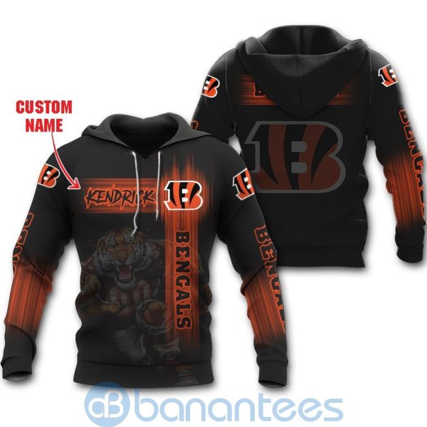Cincinnati Bengals Mascot Custom Name 3D All Over Printed Shirt Product Photo