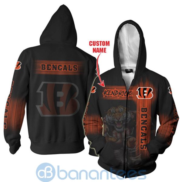 Cincinnati Bengals Mascot Custom Name 3D All Over Printed Shirt Product Photo