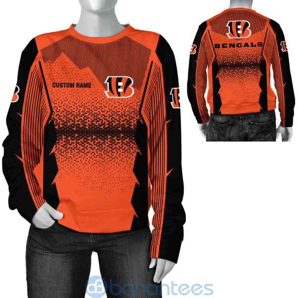 Cincinnati Bengals NFL Football Team Custom Name 3D All Over Printed Shirt For Fans Product Photo