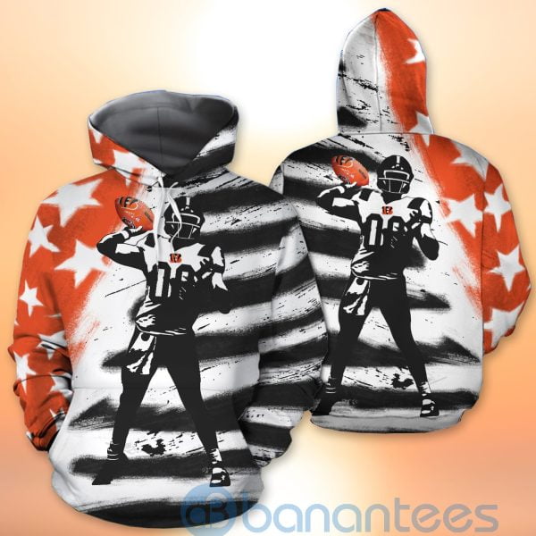 Cincinnati Bengals NFL Team Water Color 3D All Over Printed Shirt Product Photo