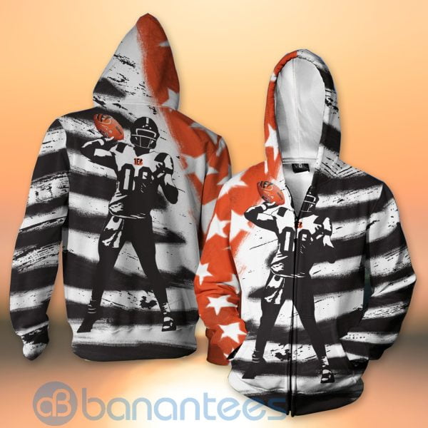 Cincinnati Bengals NFL Team Water Color 3D All Over Printed Shirt Product Photo