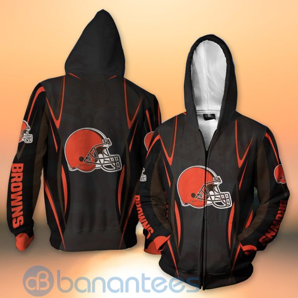 Cleveland Browns NFL American Football Sporty Design 3D All Over Printed Shirt Product Photo