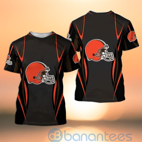 Cleveland Browns NFL American Football Sporty Design 3D All Over Printed Shirt Product Photo